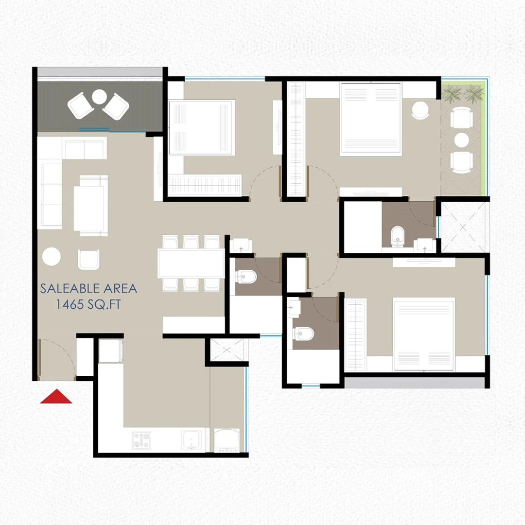 Codename Grandeur Punawale 2 BHK